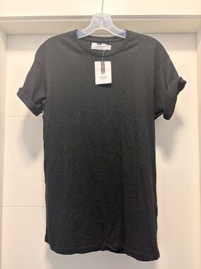 Topman Black Crewneck cuff sleeves